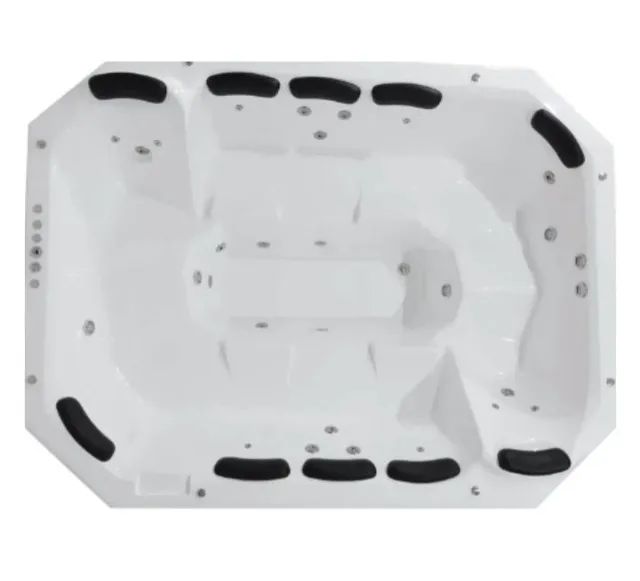 SPA VANCOUVER DE 8 A 10 LUGARES COMPLETO HIDROMASSAGEM AQUECEDOR E CRONOTERAPIA 