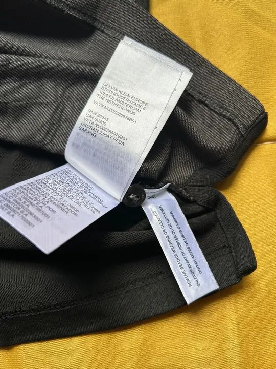 Camisa Polo Calvin Klein Preta - Foto 5