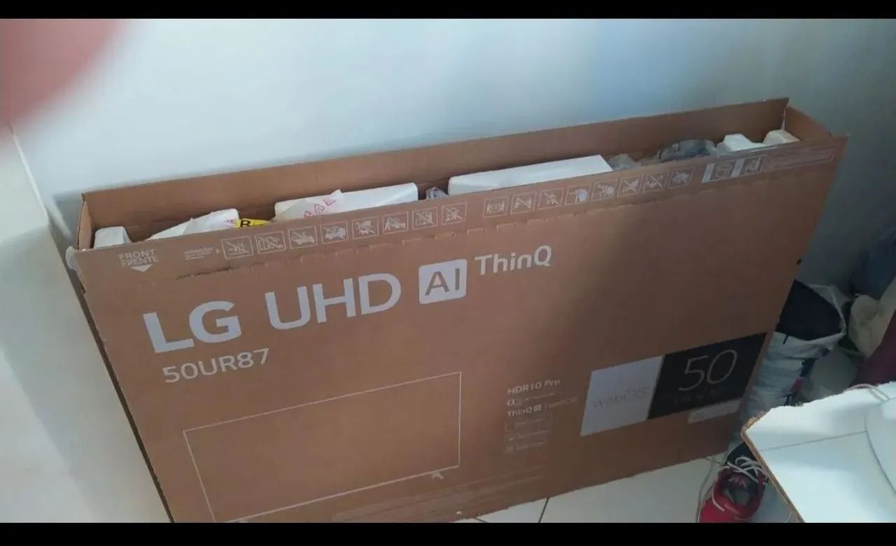 TV LG 50 Smart 4K bem nova - Foto 3