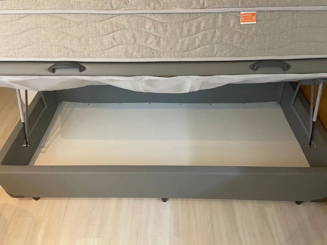 Cama de Solteiro Baú com Colchão - Foto 2