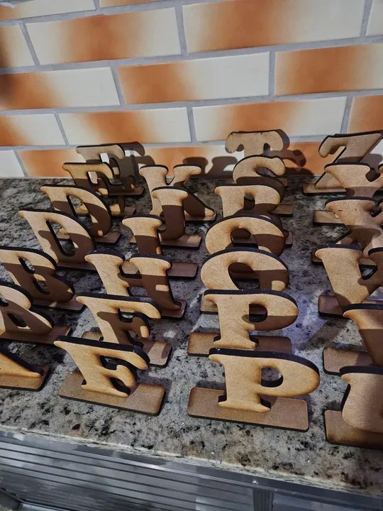 Letras mdf com base - Foto 4