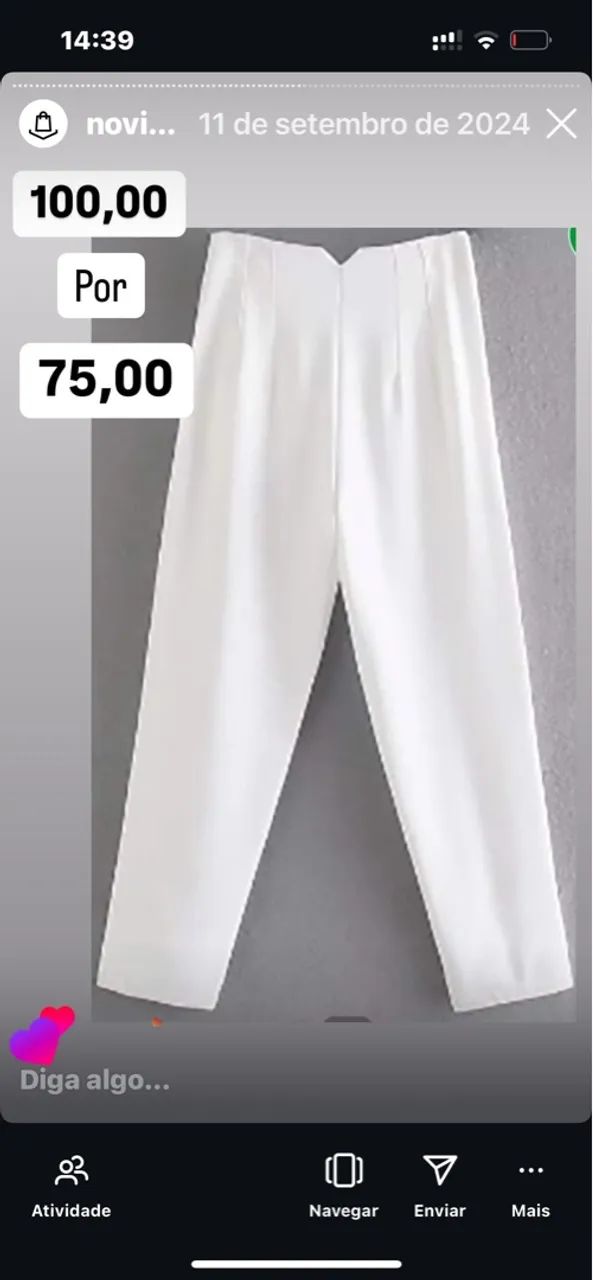 Calça Social Feminina Vermelha - Foto 2