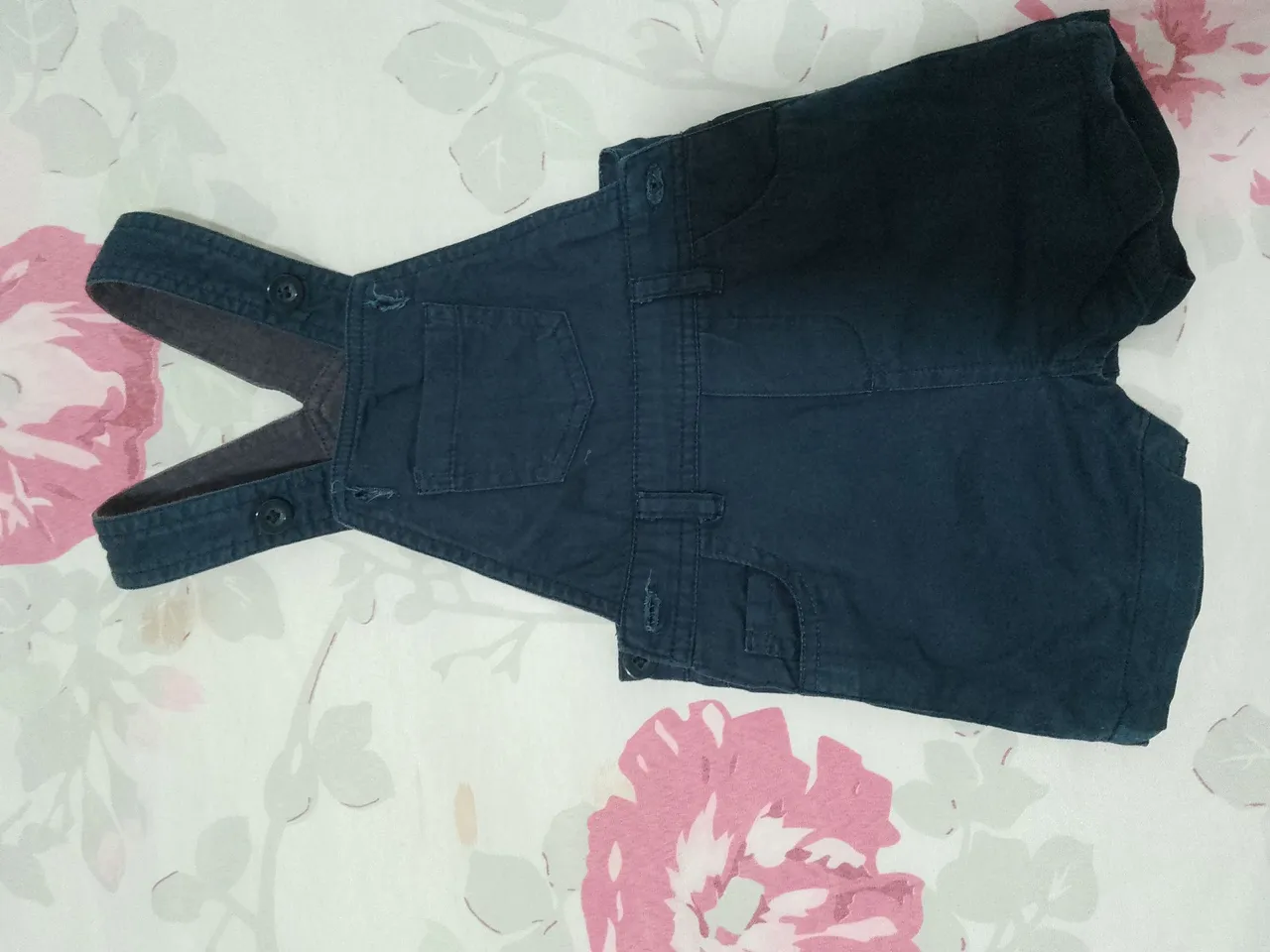 Macacão Jeans Bebê - Tamanho P
