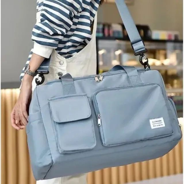 Bolsa Mala de Viagem Multifuncional de Grande Capacidade Resistente e Impermeável - Foto 2