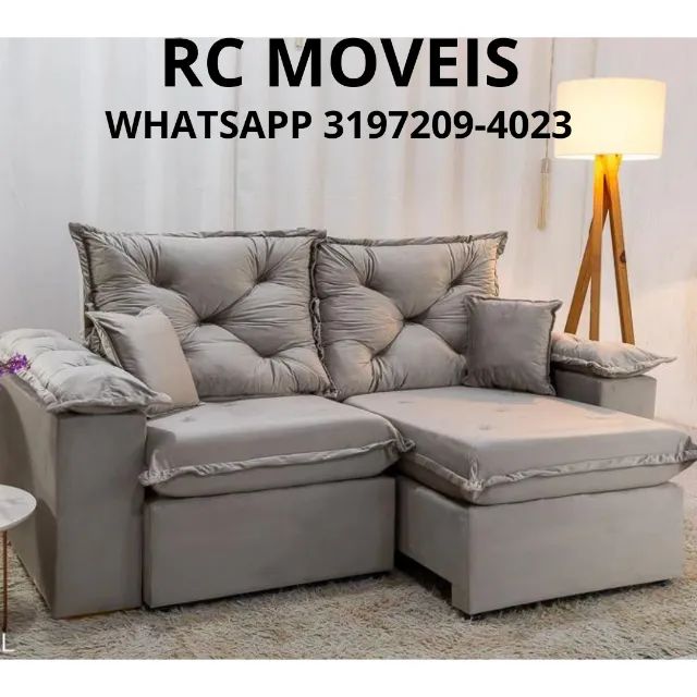 Sofá Londres Retrátil e Reclinável - Conforto e Elegância