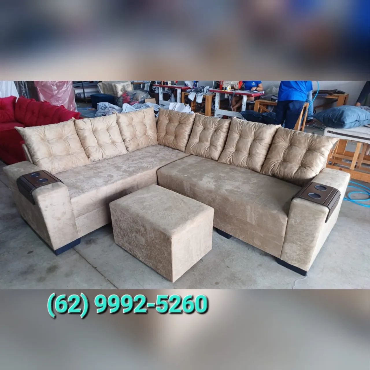 Sofá com Chaise**%%