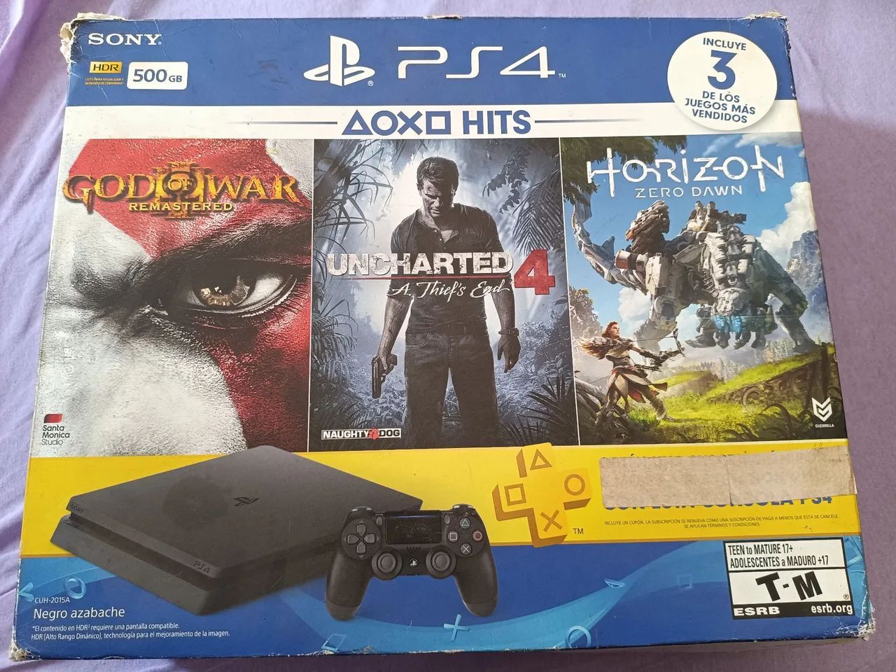 Caixa Ps4 Slim + Luva com Berço 