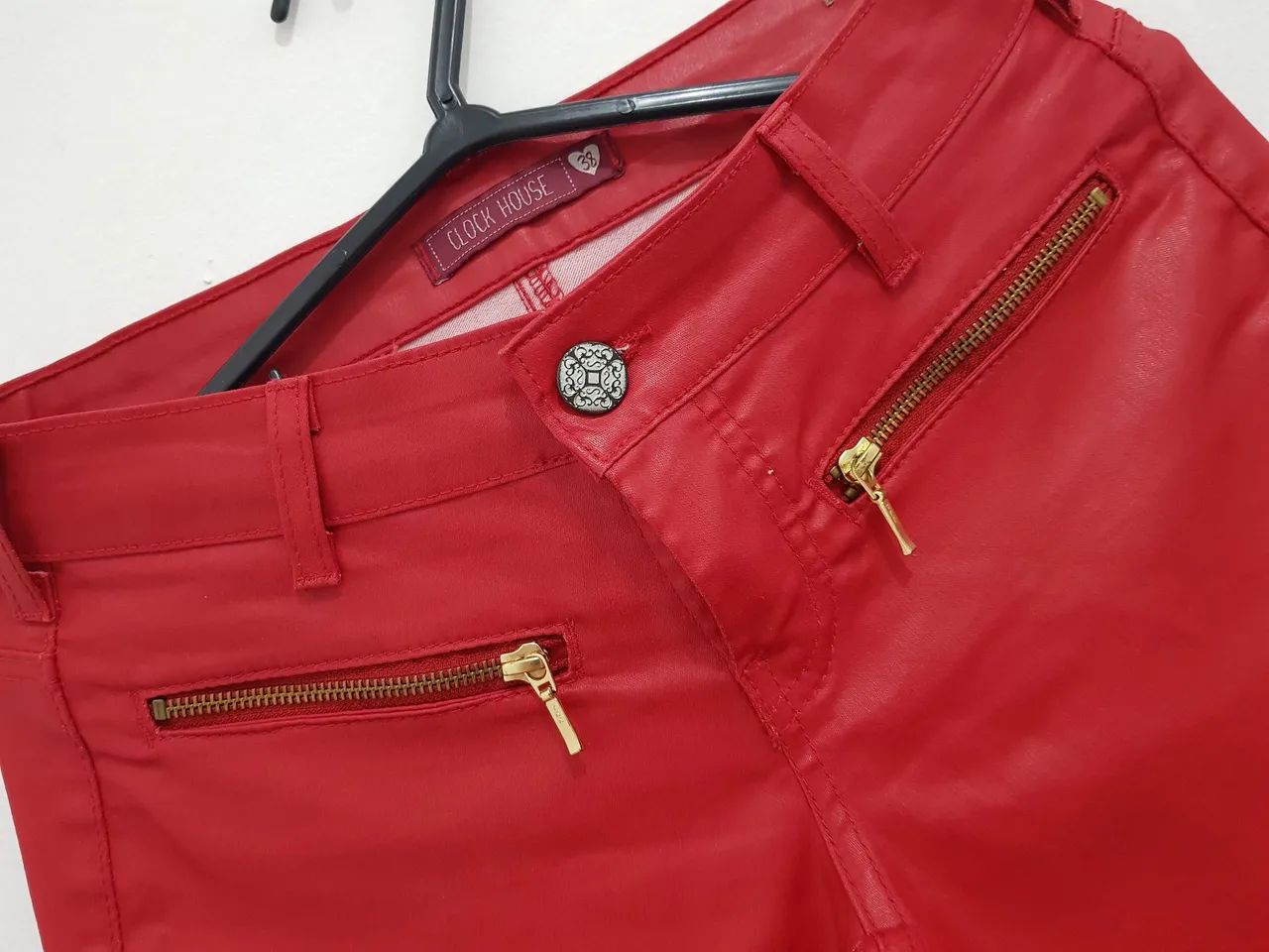 Calça Feminina Resinada Skinny da C&A. Nova. Maravilhosa.  Promoção  - Foto 2
