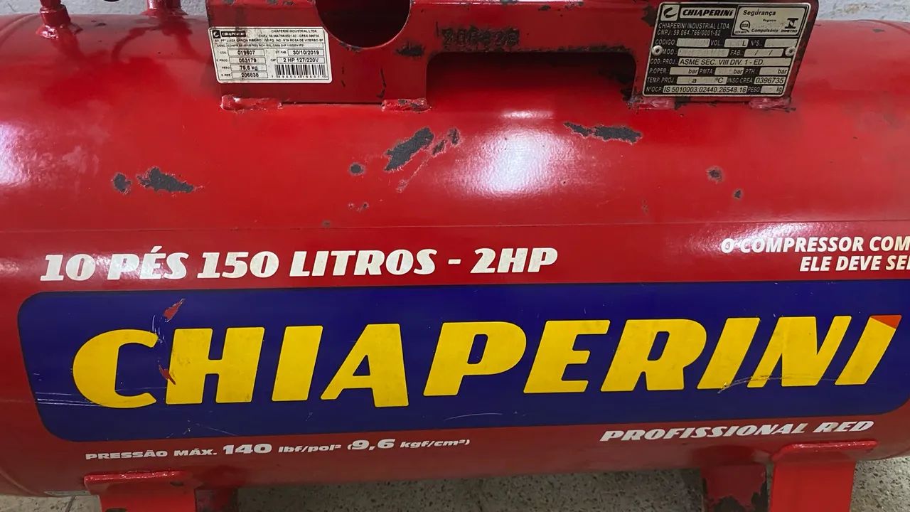 Compressor de ar chiaperine 150 litros - Foto 2