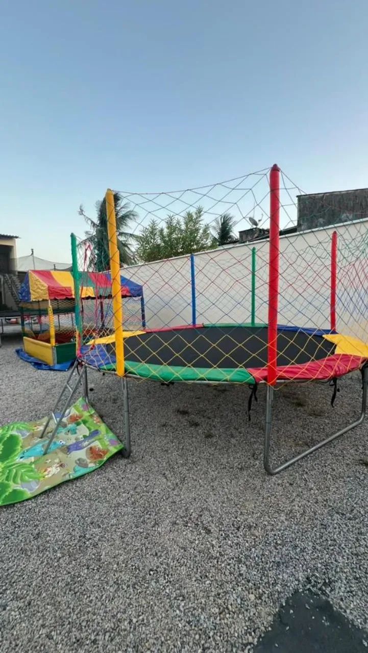 Aluguel de cama elástica e piscina de bolinhas em fortaleza  - Foto 2