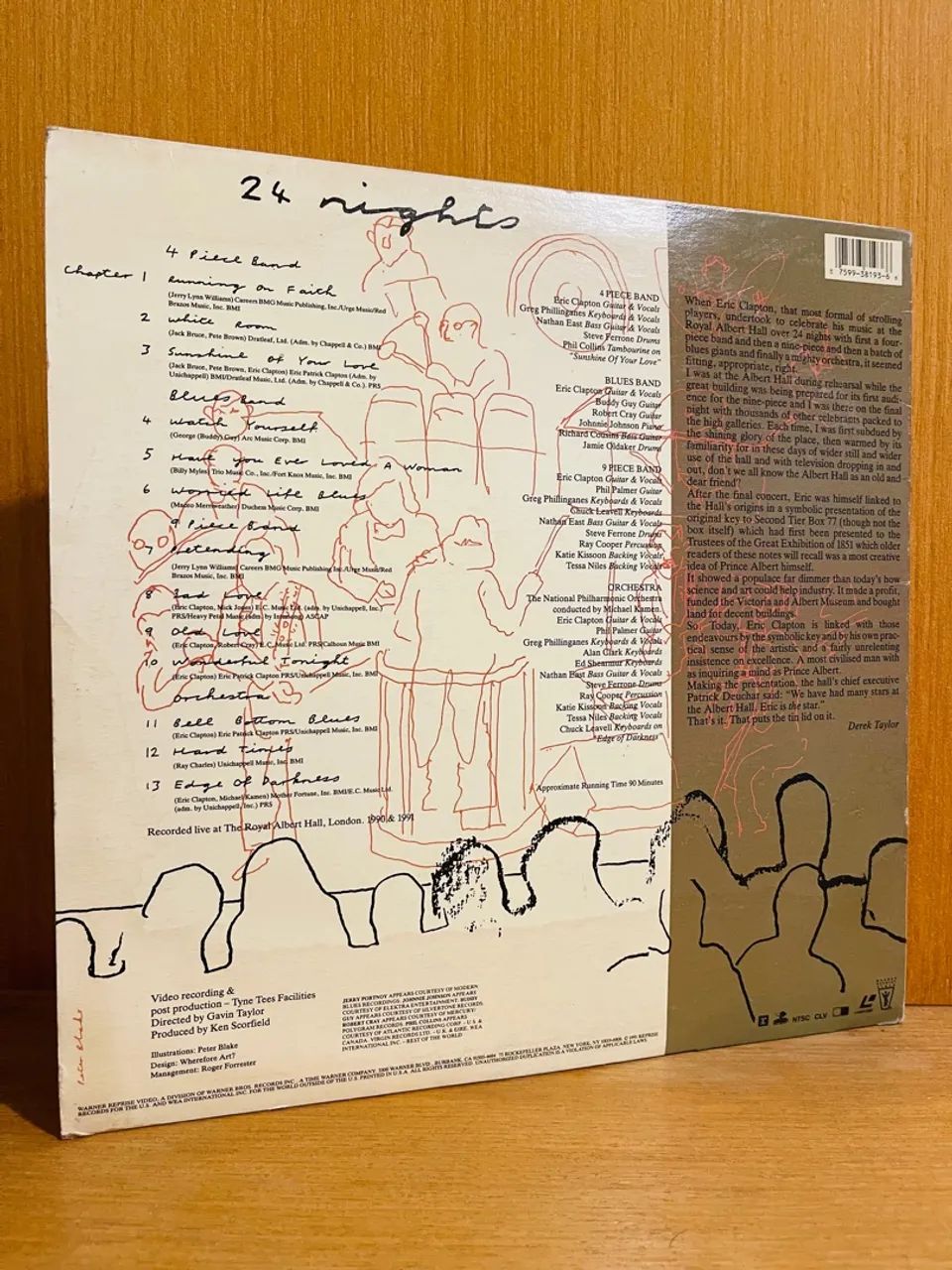 Eric Clapton - 24 Nights Laser Disc LD importado - Foto 2