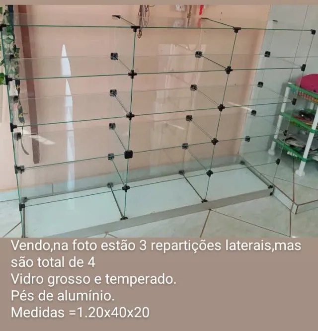Balcão de vidro