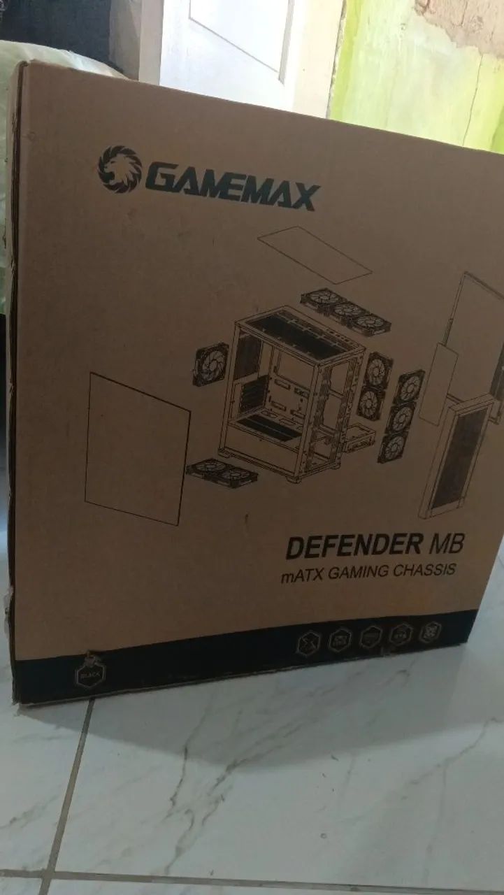 Gabinete Gamer Preto 