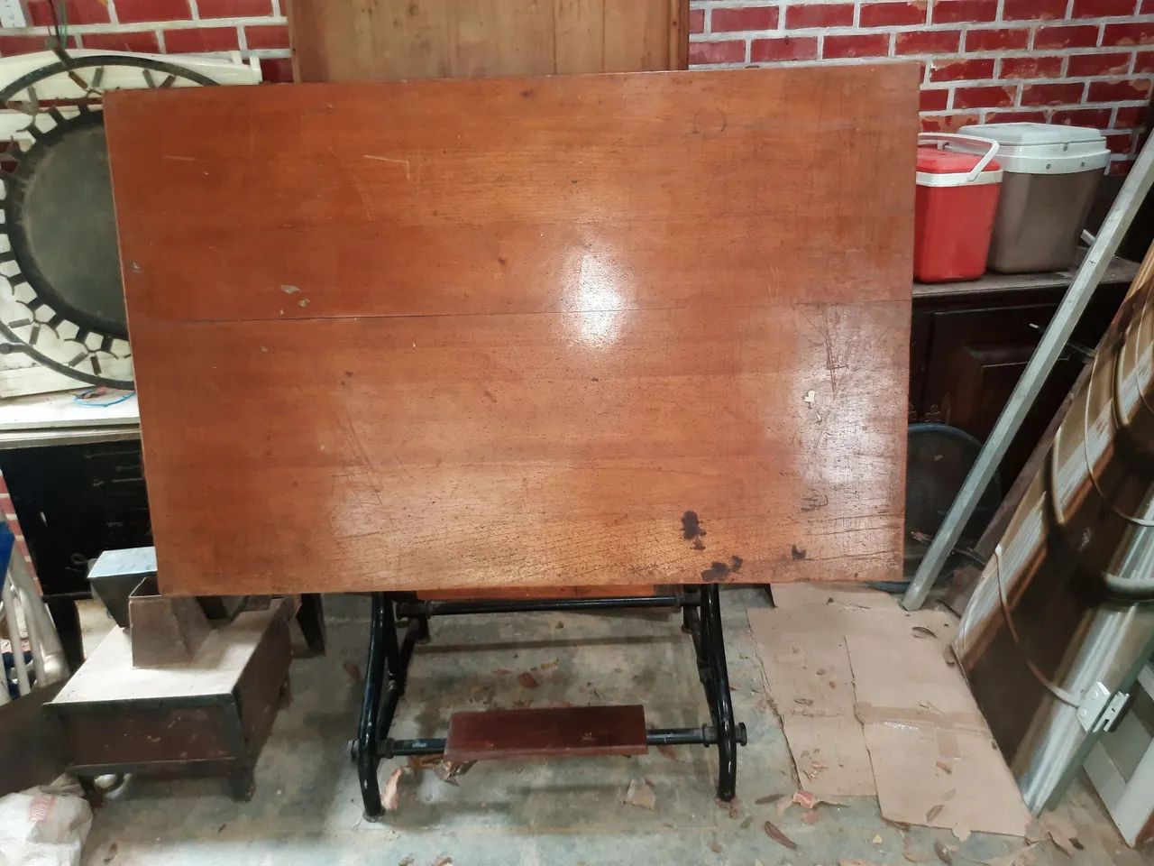 Mesa de Desenho Antiga - Foto 4