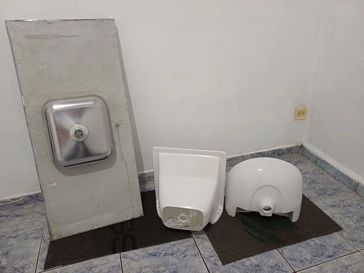 Cuba de pia em aço inoxidável