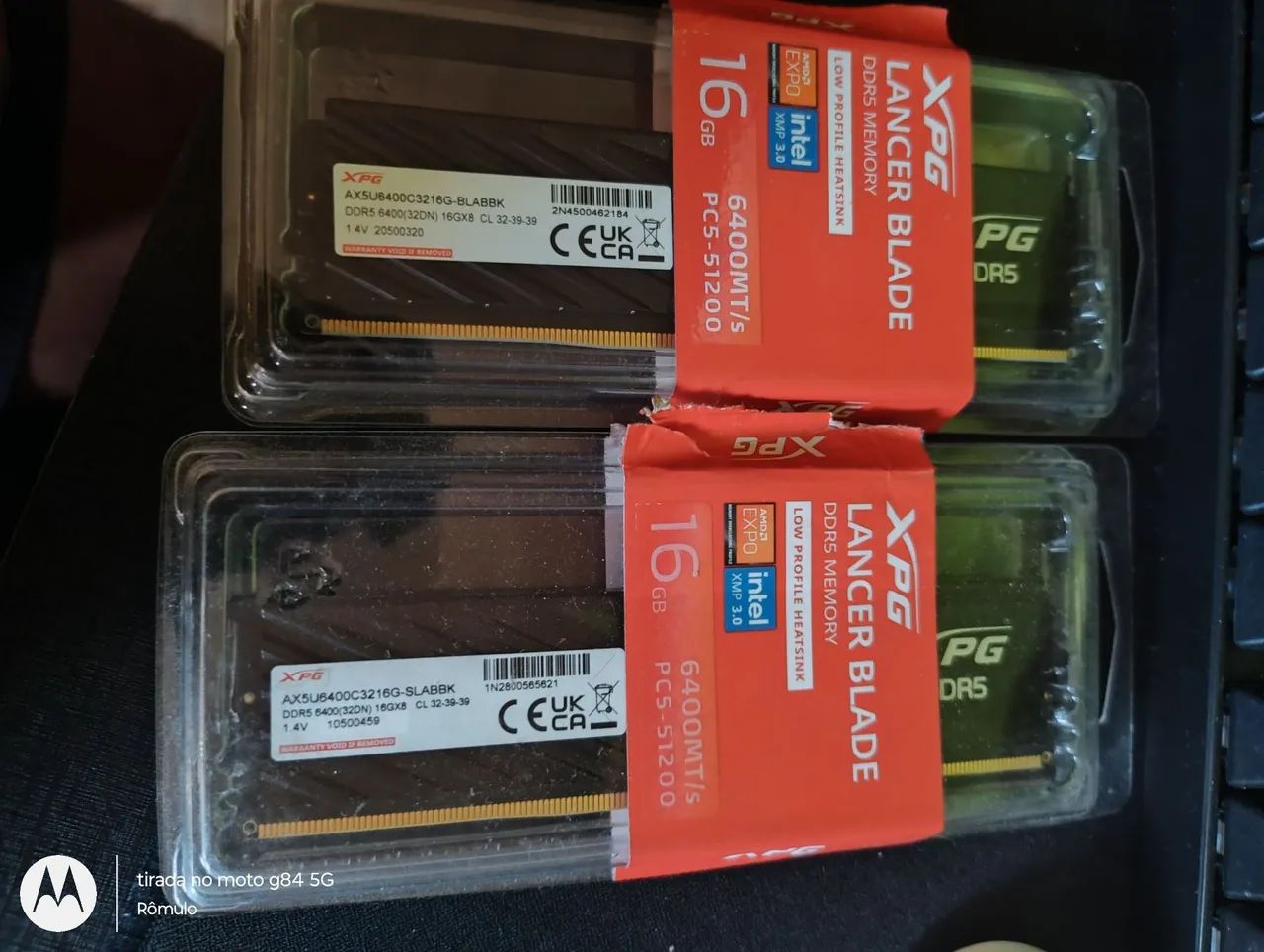 Memória RAM XPG Lancer Blade DDR5 16GB 6400MHz