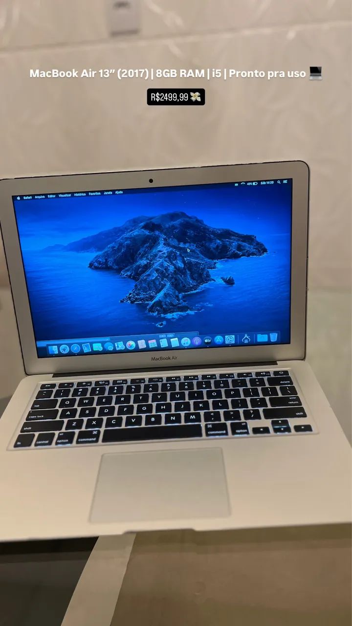 MacBook Air i5 8gb Ram 128gb 2017 - Notebooks - Pedra Lavrada