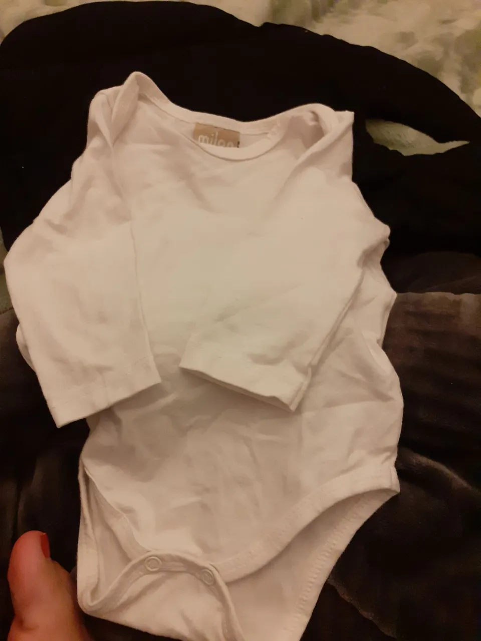 Body branco manga longa Milon