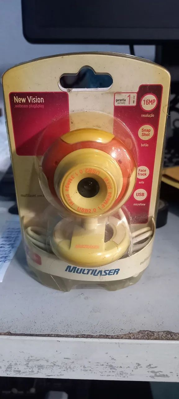 Webcam Multilaser New Vision 16MP USB
