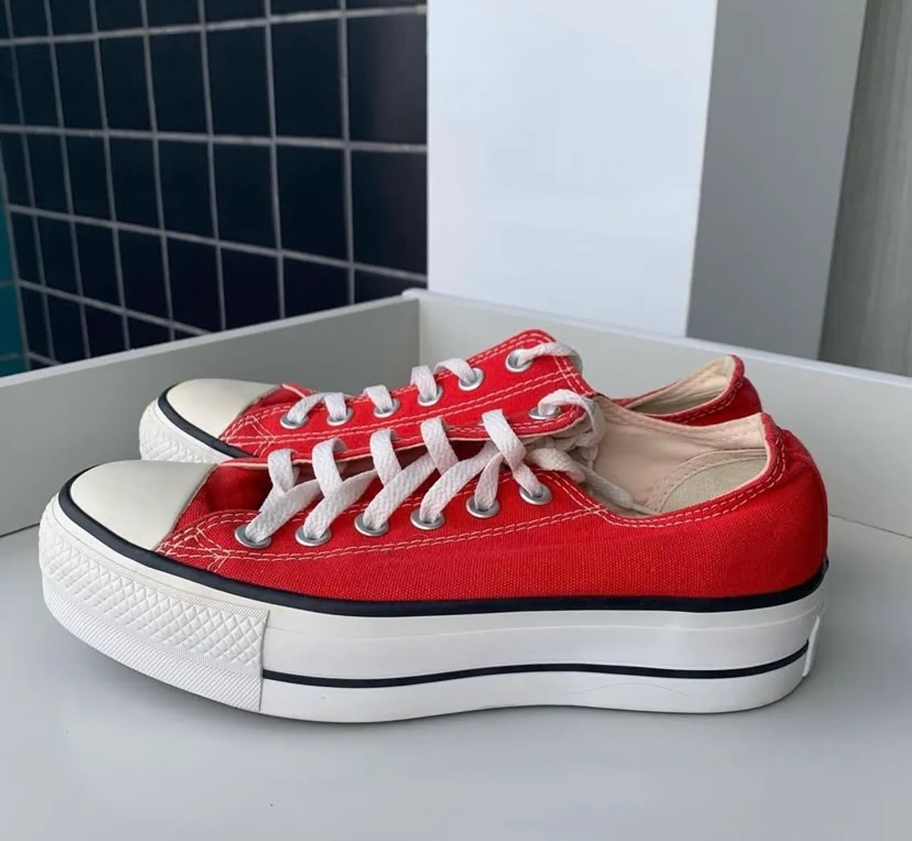 Tênis plataforma All star