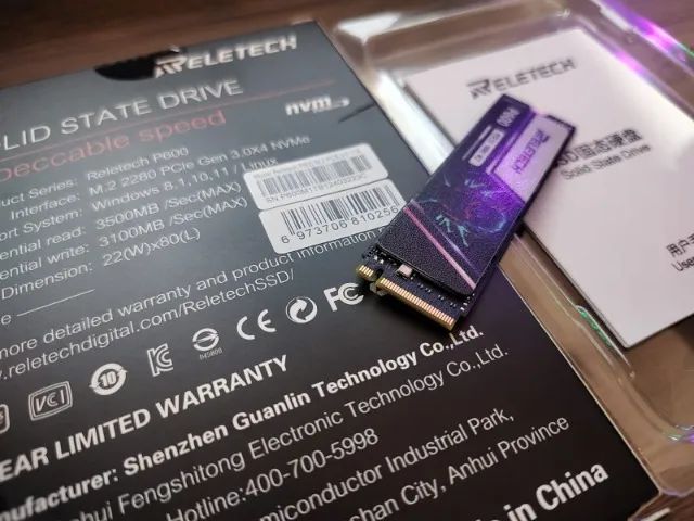 SSD 1TB M.2 NVME, Gen3x4 2280 NOVO (Já com Win 10 PRO - Pré Inst.) - Aceito Cartão/Pix . - Foto 2