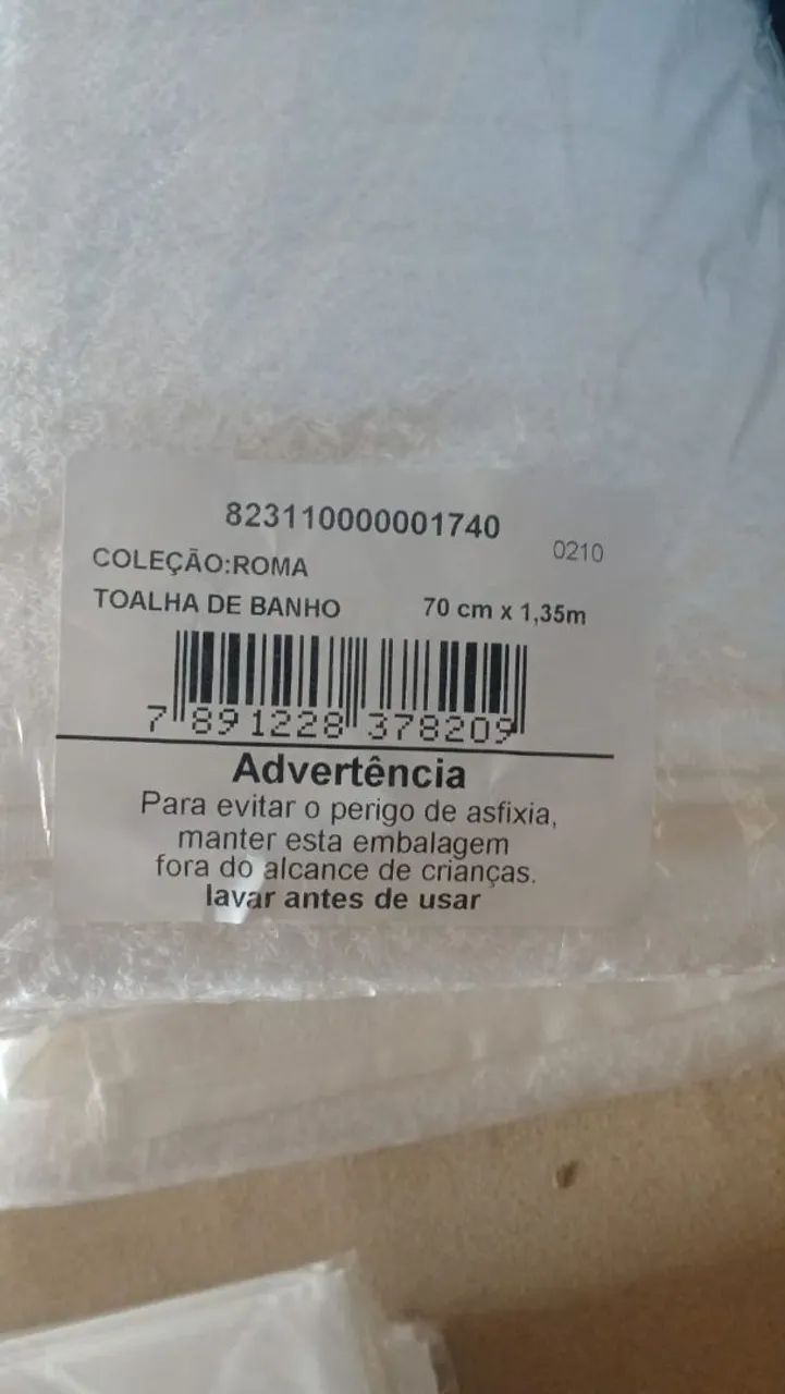 Enxoval padrão hotel, lacrado - Foto 4