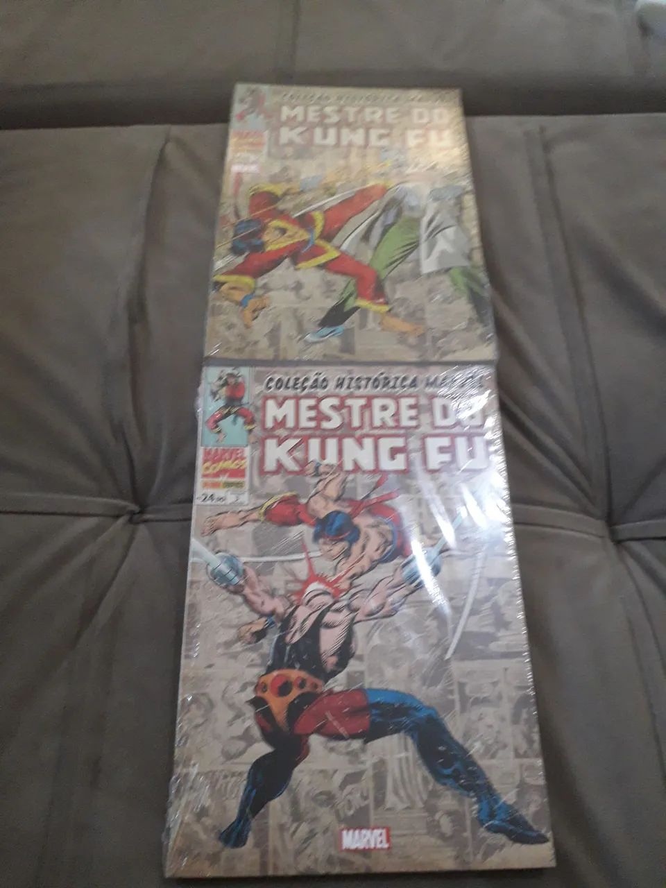 Coleção histórica Marvel Mesrre do Kung fu 