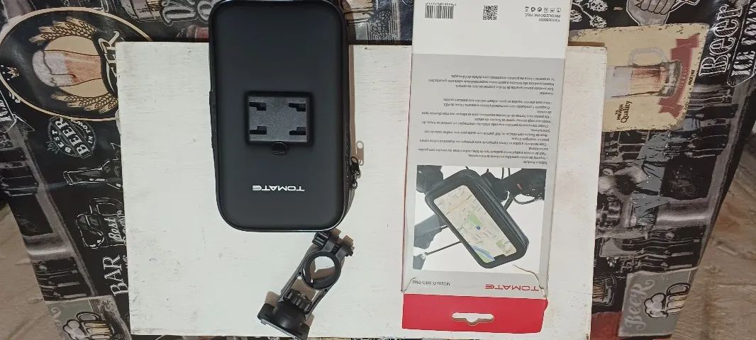 Suporte impermeável Celular Bicicleta e moto Smartphone - Foto 2