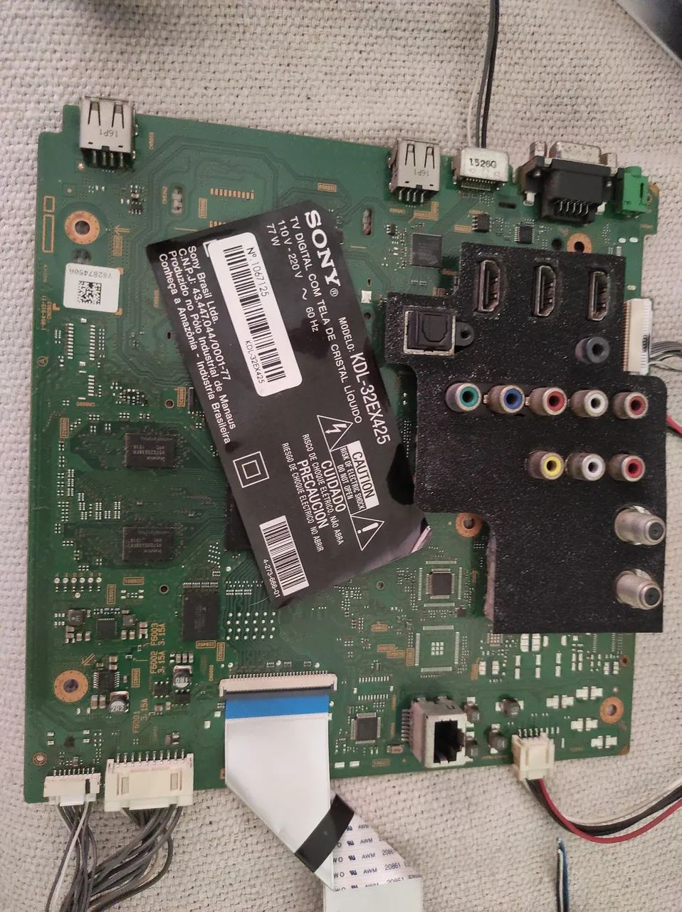 Placa Televisão Sony