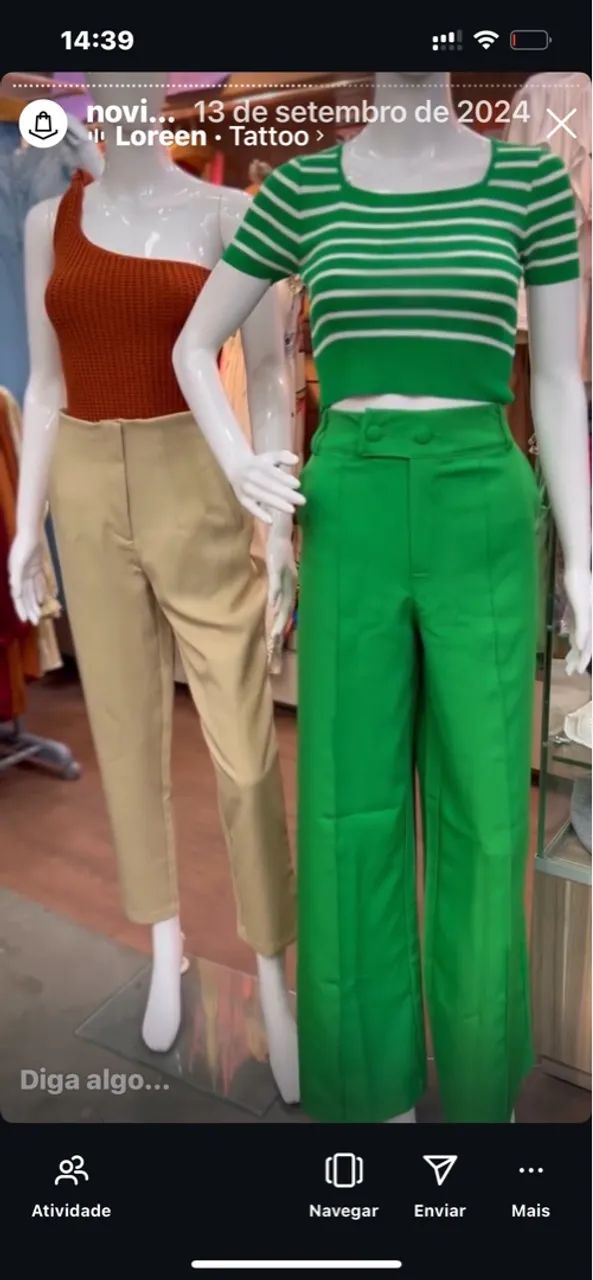 Calça Social Feminina Vermelha - Foto 3