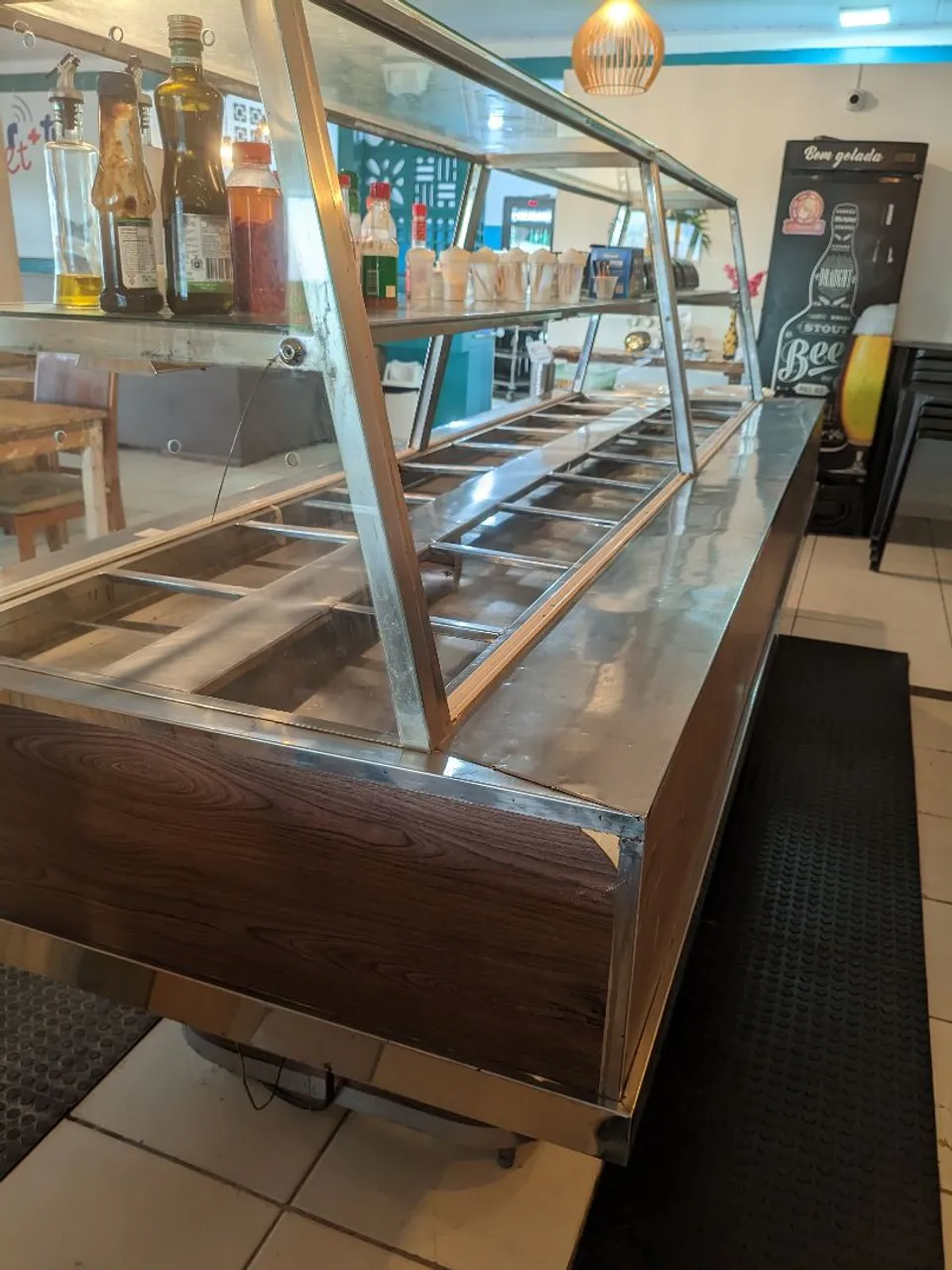 Bancada de Buffet/Self-Service em Aço Inox