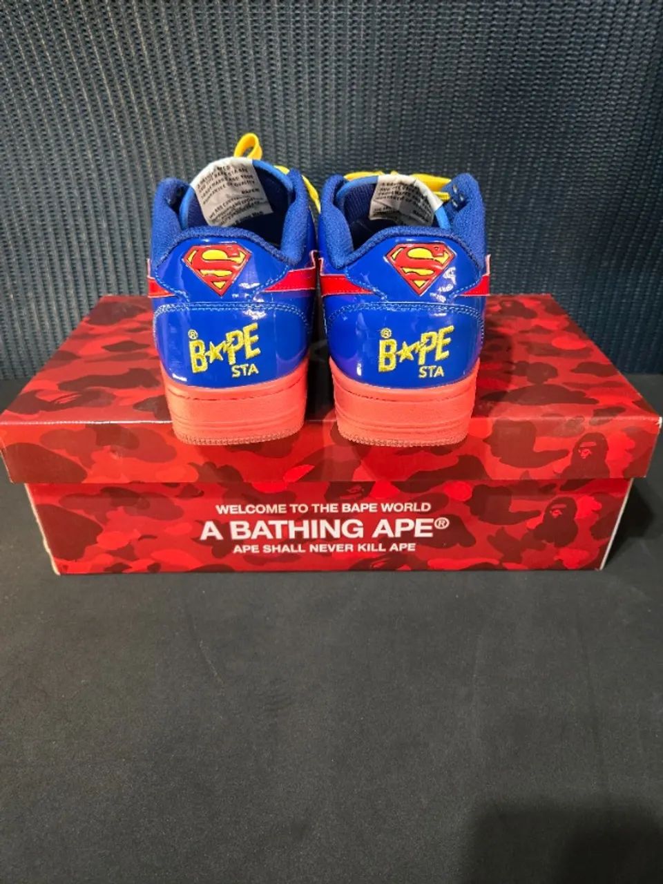 スーパーマン ベイプスタ 77-KS2603-35 BAPE STA x Superman - Collab DC | Japão | Original | Nº 35