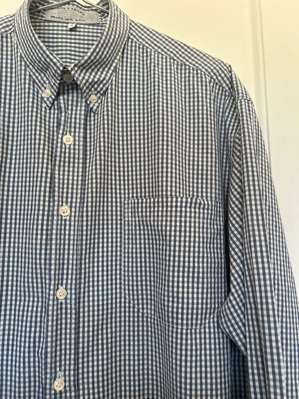 Camisa xadrez azul  - Foto 2