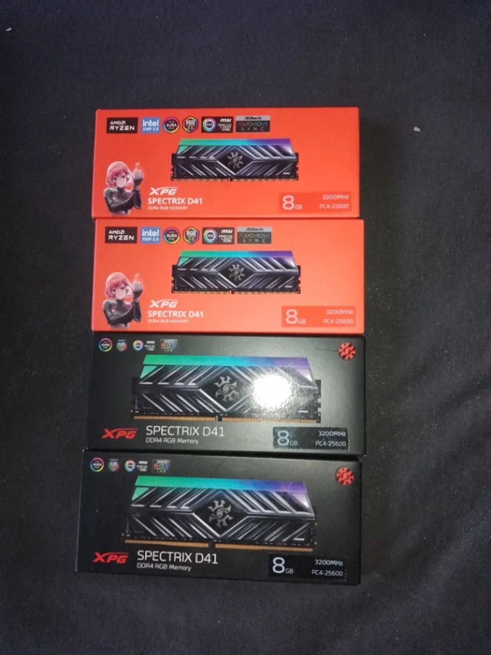 Memoria ram DDR4 XPG D41 4x8gb rgb64330131986177122