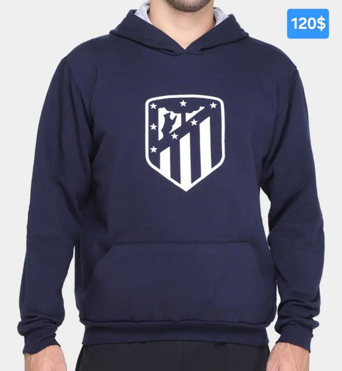 Blusão moletom do Atlético de Madrid licenciado oficial M