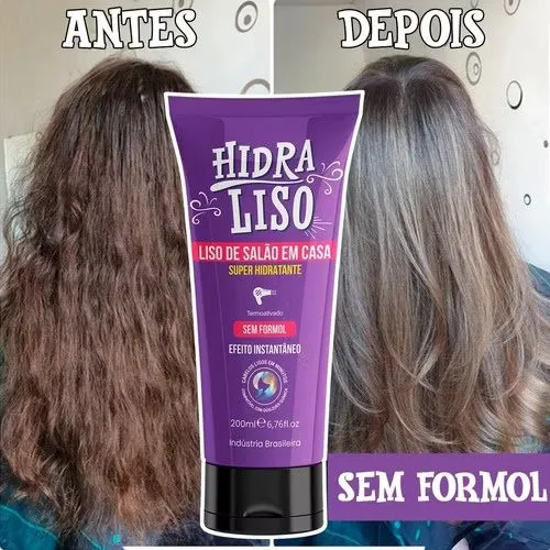 Hidra Liso - Liso de Salão em Casa!