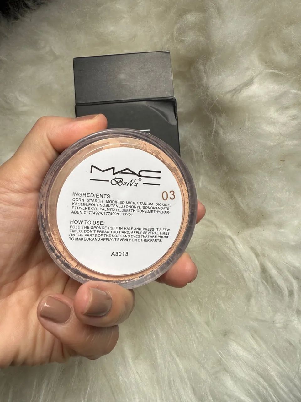 Pó solto da MAC original e novo  - Foto 3