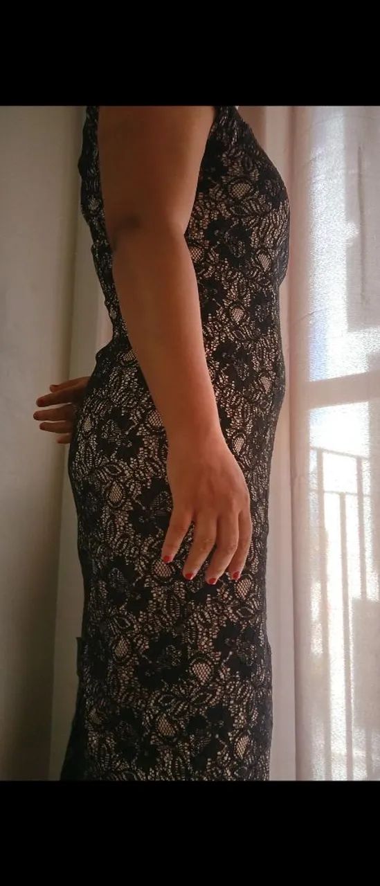 Vestido de Renda Preto - Foto 2