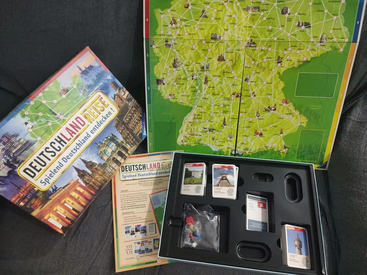 Jogo de tabuleiro Deustecheland em alemão - Foto 3
