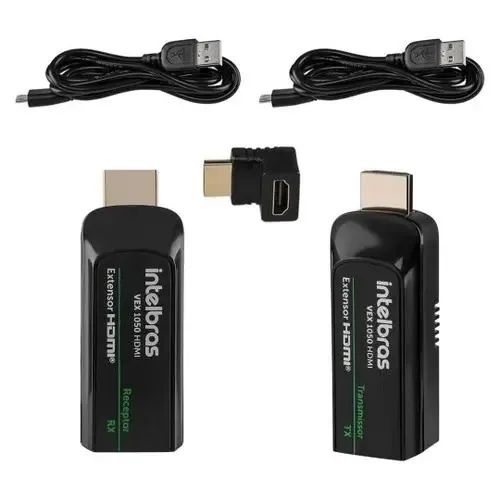  Extensor HDMI/RJ45 TX X RX Intelbras Vex 1050 - WZetta