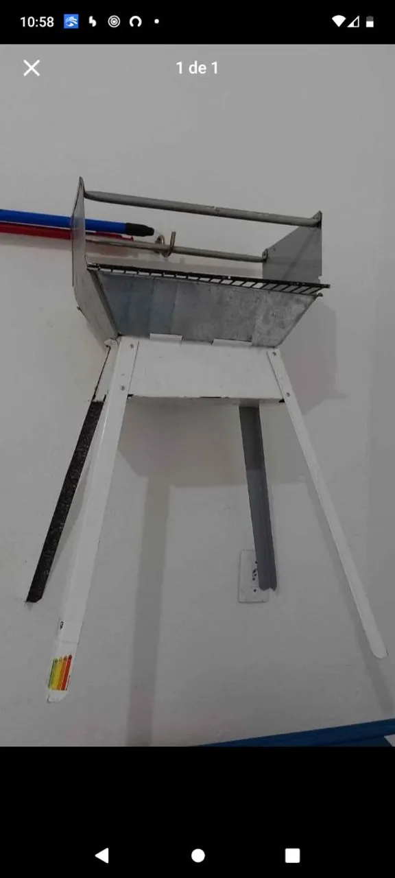 Churrasqueira com grelha para área externa