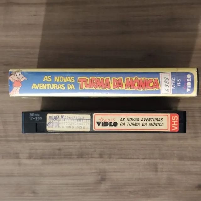 Fita VHS - As Novas Aventuras Da Turma da Mônica - DVD, Blu-Ray e