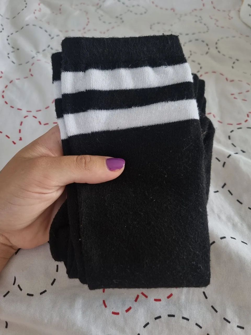 Meia 7/8 preta 