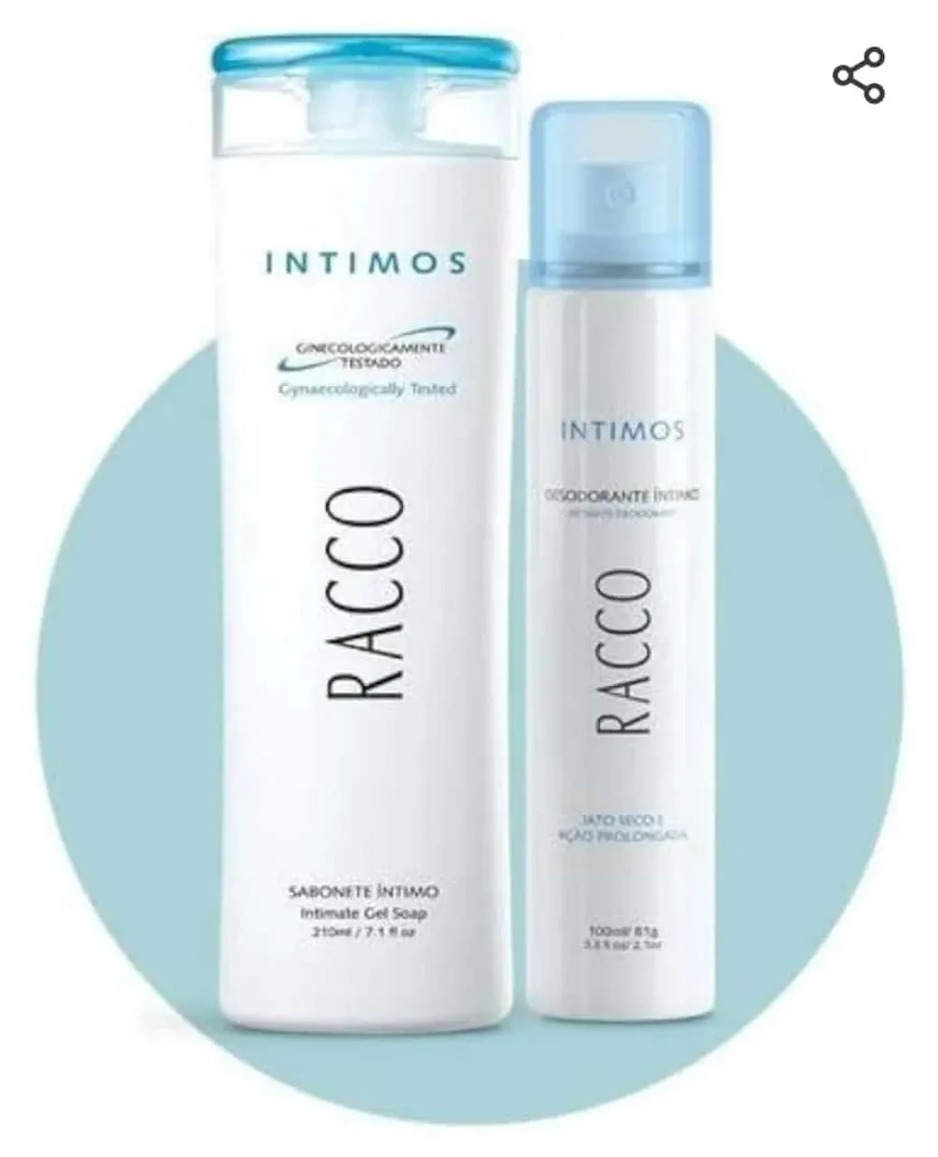 Kit Intimos Racco - Sabonete e Desodorante Íntimo