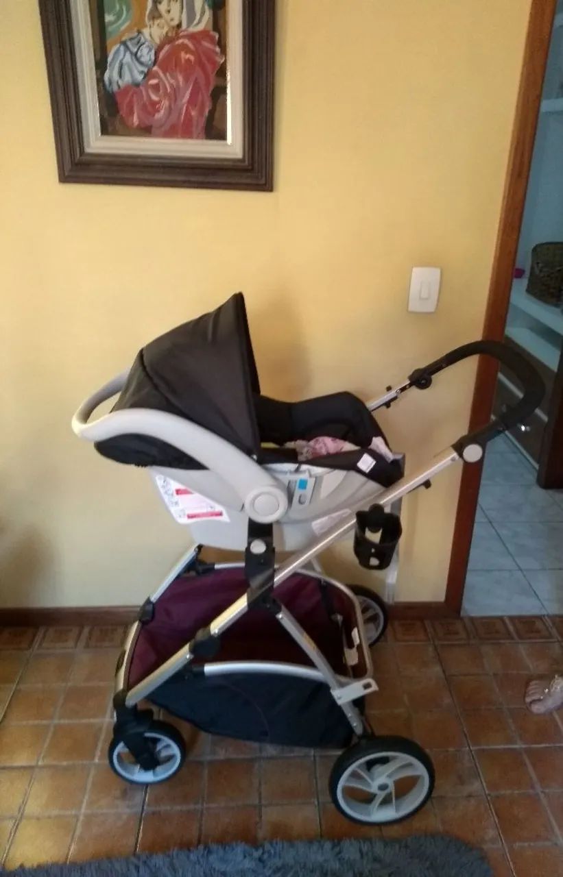 Torro carrinho de Bebê Maly Dzieco com Bebê Conforto - Foto 6