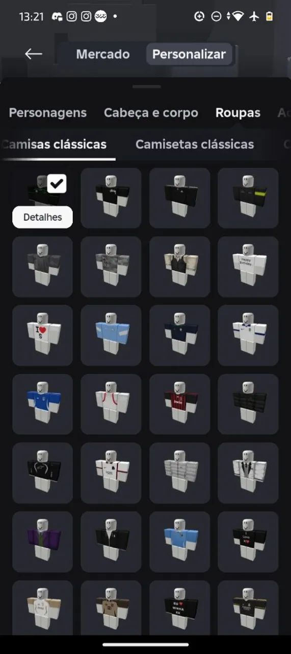 Personagem Roblox - Blusa e cabelo - Foto 4