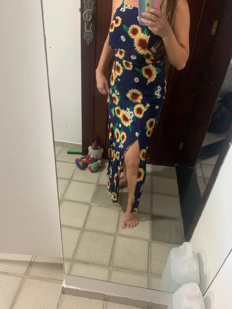 Vestido Longo Estampado Floral Tropical - Foto 4