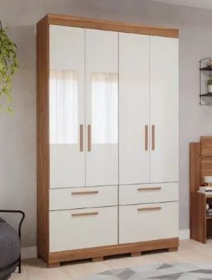 GUARDA ROUPA SOLTEIRO MDF STELLA 