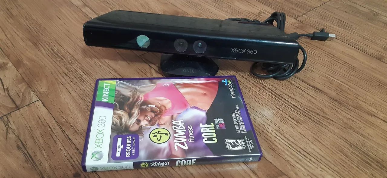 Acessório Kinect + jogo Zumba X Box 360 funcionando perfeitamente <br> - Foto 2