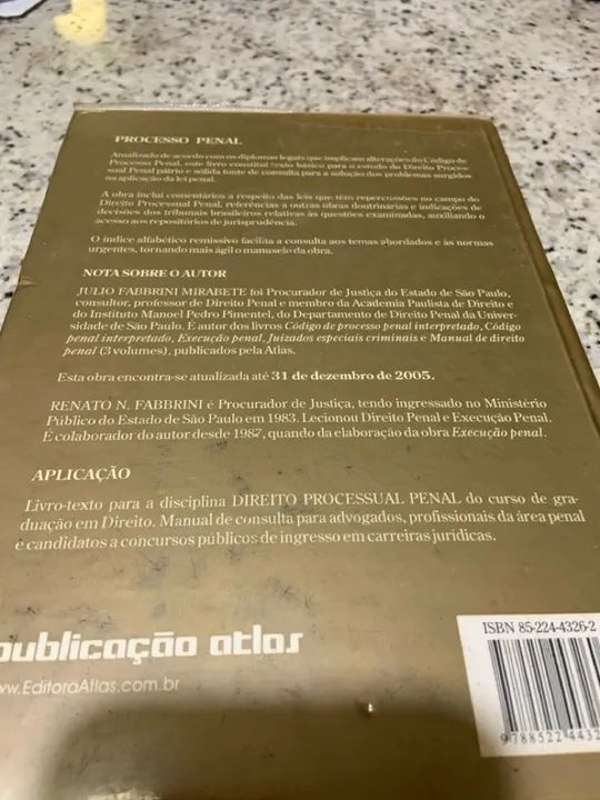 Processo Penal 18ª Júlio Fabbrini - Foto 3